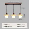 Luminária Pendente Amarela de Travertino Estilo Wabi-Sabi para Sala de Jantar, Luminária Pendente LED de Madeira Maciça Nogueira Vintage para Ilha de Bar