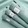 ¡Ropa de otoño algodón suave Morandi! Camiseta básica de manga larga no transparente 200G blanqueadora y reductora de edad, camiseta casual holgada dropshipping