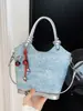 2026 Nuevo Estilo de Verano Estilo Perezoso Bolso de Mano con Colores Contrastantes para el Trabajo y los Viajes Diarios, Bolso Cubo de Hombro Casual y Moderno