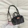 Bolso de Mezclilla para Mujer, Nuevo Diseño de Nicho Otoño 2026 Bolso Cruzado, Estilo Coreano, Gama Alta, Bolso de Mano Elegante Tipo Almohada