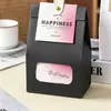 Sacos para Embalagem de Biscoitos, Sacos para Embalagem de Doces e Salgadinhos, Embalagem em Caixa, Sacos Kraft Auto-Sustentáveis, Sacos para Embalagem de Doces com Desenho de Flocos de Neve