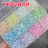 Paquete de Materiales para Joyería Pulsera Collar de Cuentas Hecho a Mano DIY Color Mixto Cuentas de Arroz Vidrio de Color Sorbete de Helado de Verano Combinación de Colores