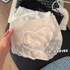 10A Calcinha Antibacteriana Pêssego Quadril Sem Costura Jacquard Renda para Mulheres Translúcida Respirável Antibacteriana Crotch Estendido
