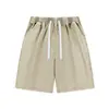 Shorts de Mezclilla Transfronterizos de Pierna Recta, Cintura Elástica, Corte Holgado, Diseño Estampado de Moda, Shorts de Mezclilla de Pierna Recta Tendencia, Admite Letras Personalizadas