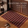 Alfombrilla de Baño Antigua Azul Medio Barro de Diatomeas Americano Baño Absorbente Antideslizante Puerta Inodoro Lavabo Estera para Pies