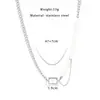 Dulce Fresca Chica Picante Puntada de Diamante Collar de Perlas Acero de Titanio Accesorios de Hip Hop de Nicho de Lujo Ligero para Mujer Diseño Cadena para Clavícula