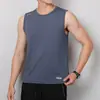 Nuevo Chaleco de Seda Helada de Verano, Camiseta sin Mangas de Seda Helada de Manga Corta para Deporte y Fitness, Camiseta de Secado Rápido, Transpirable para Correr y Fitness