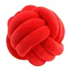 Cojín Decorativo Estilo Nórdico con Pompón, Cojín de Bola Nudosa de Terciopelo Tejido a Mano con Cuerda de Tres Hilos, Cojín, Esterilla para Ventana de Mirador con Nudo