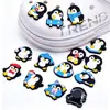 Amazon Transfronterizo Pingüino Zuecos Zapato Flor Pvc Goma Suave Hebilla de Zapato Accesorios Listos para Usar Venta al por Mayor Zuecos Accesorios para Bricolaje
