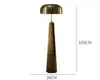 Bestseller transfronterizo: Lámpara de pie de mármol natural español importado de alta gama, estilo nórdico moderno de lujo ligero, para salas de estar de hoteles y villas