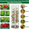 Cubierta de tomate más vendida transfronteriza, cubierta de red a prueba de insectos para jardinería, cubierta de red a prueba de insectos para plantas de árboles frutales, cubierta cuadrada para tomate