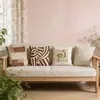 Fronha Nórdica Retrô para Sala de Estar de Casa Capa de Almofada para Sofá Fronha Decorativa de Cabeceira de Quarto Fronha para Almofada Lombar de Carro