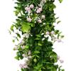 Simulación Enredadera de Eucalipto Enredadera Planta Verde Hojas Tubo Techo Hojas Verdes Enredadera Decorativa de Flores Enredadera de Flores Artificiales