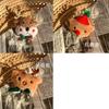 Broche de Felpa de Dibujos Animados de Navidad Lindo Pin de Papá Noel Regalo Festivo Insignia de Estudiante Decoraciones Mujeres