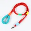 Coleira para Cachorro Atacado Transfronteiriça Nova Corda de Nylon Anti-Choque Coleira para Cachorro para Uso ao Ar Livre Espessada Coleira de Passeio para Pet