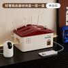 Caja de Almacenamiento para Router Gato Luz de Casa Pequeña Estante de TV Elegante para Sala de Estar Organizador de Cables de Enchufe Caja Inalámbrica
