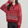 Chaqueta suéter de cuello alto a rayas de colores transfronteriza europea y americana para mujer, nuevo suéter de punto brillante estilo coreano para otoño e invierno