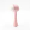 Cepillo Limpiador Facial de Silicona, Cepillo de Cerdas Suaves, Cepillo Limpiador de Doble Cara, Cepillo Limpiador Facial, Cepillo de Cerdas Suaves para Masaje Facial, Herramienta para Lavar el Rostro