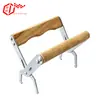 Abrazadera para cuadro de colmena, abrazadera de bazo de acero inoxidable, abrazadera de bazo para cuadro de colmena con mango de madera, abrazadera de bazo de abeja melífera china, apicultura