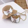 Sombrero protector solar para niños Qiu Nan, sombrero de paja coreano de verano, sombrero de lavabo, sombrilla para niñas, sombrero de paja para bebés, sombrero de pescador