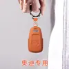 Capa Original de Fábrica para Chave de Carro Audi Rs5, Couro Bovino de Primeira Camada, Porta-Chaves de Alto Padrão com Fivela, Modificação de Interior Unissex