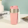 En Stock Nuevo Acero Inoxidable 304 Taza de Café de Octava Generación Taza para Coche con Asa y Popote Taza Térmica