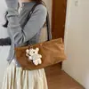 2026 Nueva Moda Coreana Estilo Minimalista de Nicho Bolso Tote Gran Capacidad Casual Simple Bolso de Hombro Cruzado