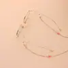 Cadena Versátil de Moda Simple Europea y Americana Cadena para Colgar Gafas Personalizada Cadena para Colgar Mascarilla Cadena de Aleación Cadena Antideslizante para Colgar Gafas de Sol Venta al por Mayor