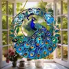 Série de Pingentes Estilo Boêmio Pintado Temu Transfronteiriço Ornamentos Redondos Decorativos Coloridos de Acrílico para Interior e Exterior