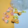 Nuevo Llavero de Bob Esponja Paixing Novia Chica Lindo Colgante para Mochila Escolar Llavero para Llaves de Coche