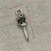 Accesorios para Joyería DIY Aleación de Zinc Estilo Gótico Colgante de Cabeza de Calavera y Pájaro Colgantes Serie Oscura Pendientes Venta al por Mayor