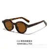 Nuevos en Stock Propionato Patilla de Pin Moda Montura Redonda Gafas de Sol de Alta Gama para Mujer Transfronterizo Tr Gafas de Sol de Pin Plano