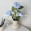 Rosa Simulação Floyd Rose Simulação Buquê Flor Pequena Alto Padrão Realista Atravessar Fronteiras Atacado Flores Artificiais