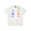 Corteiz mesmo estilo França Ilha do Diabo Camiseta Marca de moda de rua americana azul branco vermelho atacado do fabricante