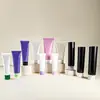 Tubo Macio Cosmético Personalizável com Tampa Flip-Top para Limpador Facial, Condicionador, Loção Corporal, Frasco Tubo Macio de Beleza 50-250ml Skincare