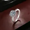 Anillo clásico cuadrado de terrón de azúcar de plata de ley S925 para mujer, lujo ligero, anillo de moda de alta gama, joyería versátil de nicho al por mayor