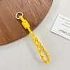 Cordão Colorido Novo para Celular Transfronteiriço, Corda Trançada Feita à Mão, Chaveiro para Capa de Celular DIY, Alça Destacável Anti-Perda para Garrafa de Água