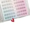 Pestañas Postizas de Idols de Grupos de Chicas Mismo Estilo que los Maquilladores Coreanos Raíces en Forma de U con Raíces Transparentes Segmentadas Artificiales Naturales Pestañas de Racimos Individuales