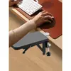 Apoio de Braço para Cotovelo de Computador Mesa de Extensão para Desktop de Escritório Mouse Pad de Pulso Suporte de Descanso de Mão Suporte de Apoio de Braço Placa de Extensão