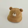 Sombrero de Sol para Bebé Invierno Grueso Pana Gorra con Visera para Niños y Niñas, Protección Solar y Cálido Sombrero de Pescador para Bebé