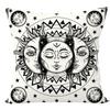 Funda de Almohada Estampada Estilo Étnico Amazon Transfronteriza Cojín para Coche Mesita de Noche Sala de Estar del Hogar Sofá