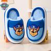 Zapatillas de algodón para niños del equipo Wang Wang, impermeables, cálidas, de invierno, con forro polar, de algodón para niños, zapatillas de lana para niñas pequeñas y medianas.