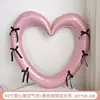 Globo Corazón Hueco Boda Bata de Novia Accesorios para Fotos Decoración de Habitación de Boda Emisión de Certificados Compromiso Suministros para Atmósfera de Boda