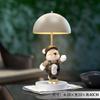 Luz de Noche Oso Regalo de Cumpleaños Habitación Infantil Adornos de Dibujos Animados Lámpara de Mesa Pequeña Lámpara de Ambiente para Dormitorio Mesita de Noche para Niños y Amigos