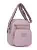 Mochila Estilo Universitario de Corea del Sur para Mujer 2025 Nueva Moda Moderna Plisada de Lona de Nailon Mochila Casual Portátil
