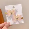 Grampo de cabelo de alto valor para crianças, presilha de borboleta estilosa para franja e cabelo lateral, presilha de cabelo e acessório de cabelo da moda e elegante para meninas pequenas, sem marcas