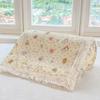 Sábana de Encaje de Lujo Ligero Estilo Francés, Amigable con la Piel, Suave, Moderna, Nueva Sábana de Tres Piezas Estilo Princesa para Cama Individual de Dormitorio de Estudiante