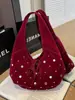 Bolso de Axila Mate con Diseño de Estrella de Nicho para Mujer 2025 Otoño e Invierno Nuevo Estilo Retro Simple Bolso de Hombro