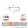 Manija de Puerta Minimalista Italiana de Latón Manija de Puerta de Armario Gabinete de Zapatos Cajón de Gabinete Mango Largo Pequeño Estilo Francés Crema