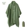 Poncho Impermeable de Moda Europeo y Americano Unisex para Exteriores Ligero Impermeable con Cremallera Poncho para Ciclismo Senderismo